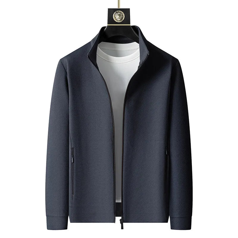 Men’s Jacket and Trousers Set, Spring Fashion Casual Long Sleeve Coat, Stylish Two-Piece Outfit, Sizes M–5XL