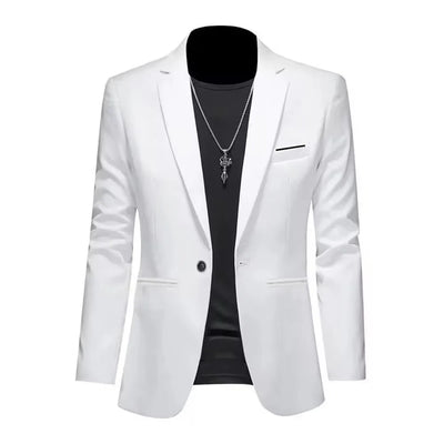 Men’s Trendy Leisure Boutique Suit Jacket, Autumn Casual Business Blazer