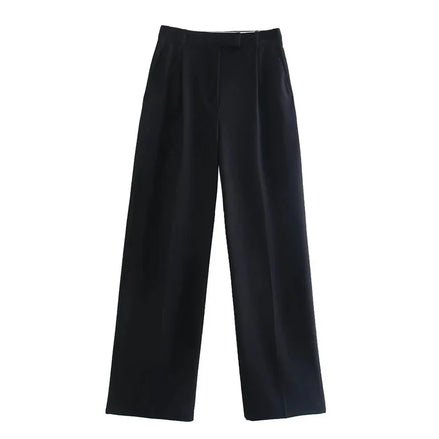 MUJER 2025 Women’s Wide Leg Pants – High Waist Baggy Summer Office Trousers