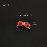 Clothing Accessories, Sunglasses-Shaped Jewelry, Suit Accessories, Enamel Collar Pins, Badge Brooches, Decorative Glasses Brooch for Women