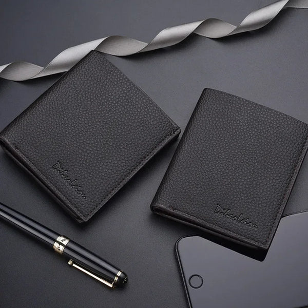2023 New Fashion Wallets for Men Small Money Purses Wallets New Design Dollar Price Top Men Thin Wallet with Coin Bag Wallet