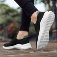 Men’s and Women’s  Classic Sneakers, Durable White Flat Canvas Shoes