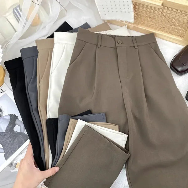 Fashion Children’s Wide Leg Pants – Summer Casual Thin Chiffon Cropped Trousers for Teen Girls, Sizes 2–10 Years