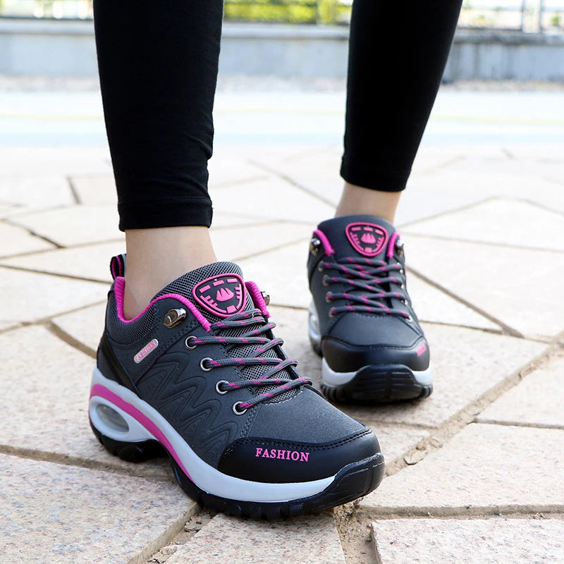 Women’s Platform Casual Sneakers, Designer Luxury Walking Shoes