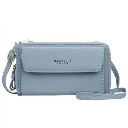 Women’s Designer Brand Wallet, Multi-Compartment Clutch, Long Large Card Purse