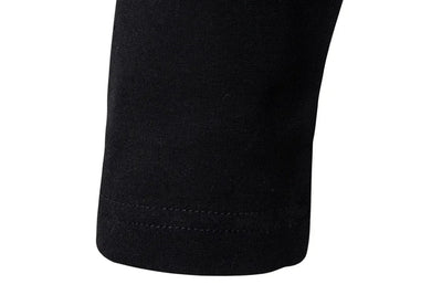 Men’s Spring Fashion Jacket, Stand-Up Neck, Slim Fit, Knitted & Leather Casual Outerwear