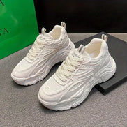 Women’s High-Platform Sneakers, , Stylish Athletic Footwear, Trendy Daily Wear.