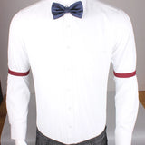 1 Pair Adjustable Elastic Armband, Shirt Sleeve Holder, Fashion Arm Cuffs, Unisex Bands for Party or Wedding Accessories