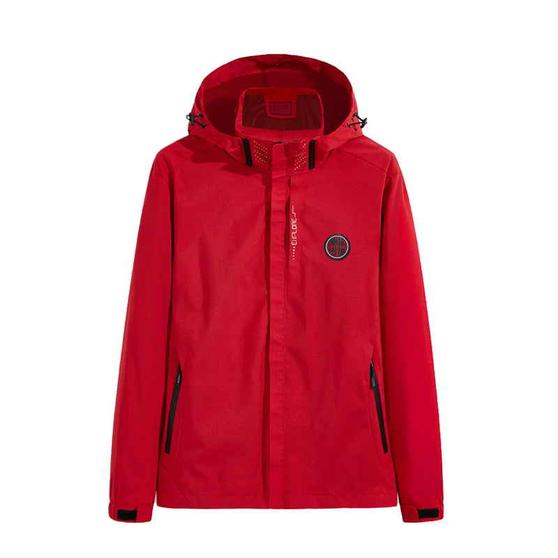 Men’s Interchange Jacket, Spring Outdoor Mountaineering and Hiking Coat, Thin Zipper Casual Jacket, Fashion Couple Style
