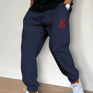 Men’s Casual Drawstring Joggers, Workout Running Gym Pants, Fitness Sports Streetwear Trousers