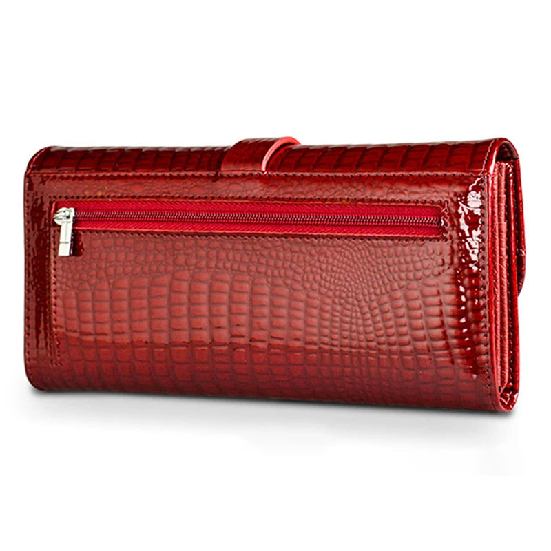 Fashion Women's Genuine Leather Handbags Women Luxury Designer Wallets