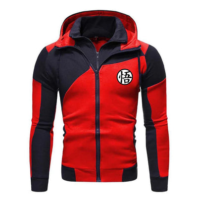 Men’s Jacket, Casual Hooded Zip-Up Sweatshirt with Fleece, Autumn Winter Streetwear