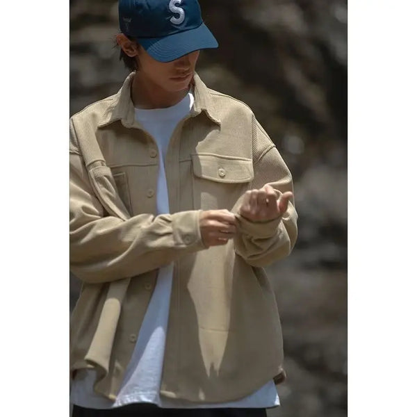 Men’s Spring Autumn Jacket, Comfortable Casual Fashion Trend, Ideal for Daily Shopping, Commuting, and Everyday Outerwear