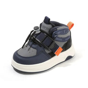 Kid Sneakers School High-top Causal Sports Shoes for Boy Non-slip Spring Autumn Children Fashion Girls Chunky Basketball Shoes