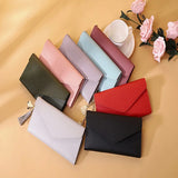 Fashion Women Wallets Simple Zipper Purses Black White Gray Red Long Section Clutch Wallet Soft PU Leather Money Bag