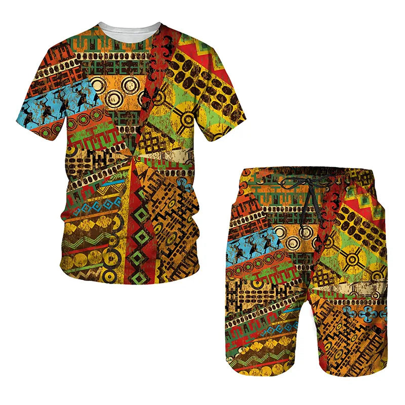 Men’s Tracksuits with 3D Print, African Ethnic Style, Kids Sets, Women’s T-Shirts