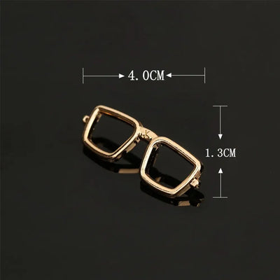 Clothing Accessories, Sunglasses-Shaped Jewelry, Suit Accessories Enamel Collar Pins
