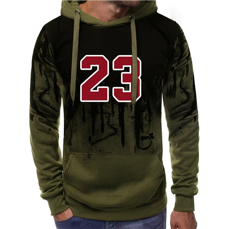 Men’s Casual Hoodie, Jogging Sweatshirt Top, Fashion Comfortable Autumn Winter Sportswear, Daily Wear Sweatpants Outfit