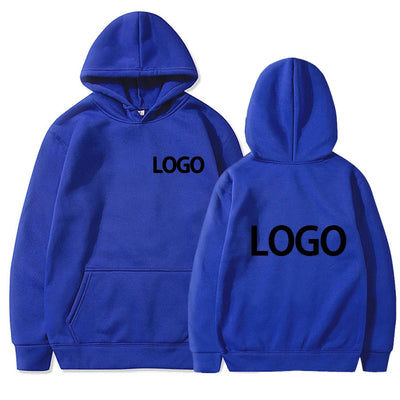 Custom Printed Men’s and Women’s Hoodie, Loose Casual Long Sleeve Pullover
