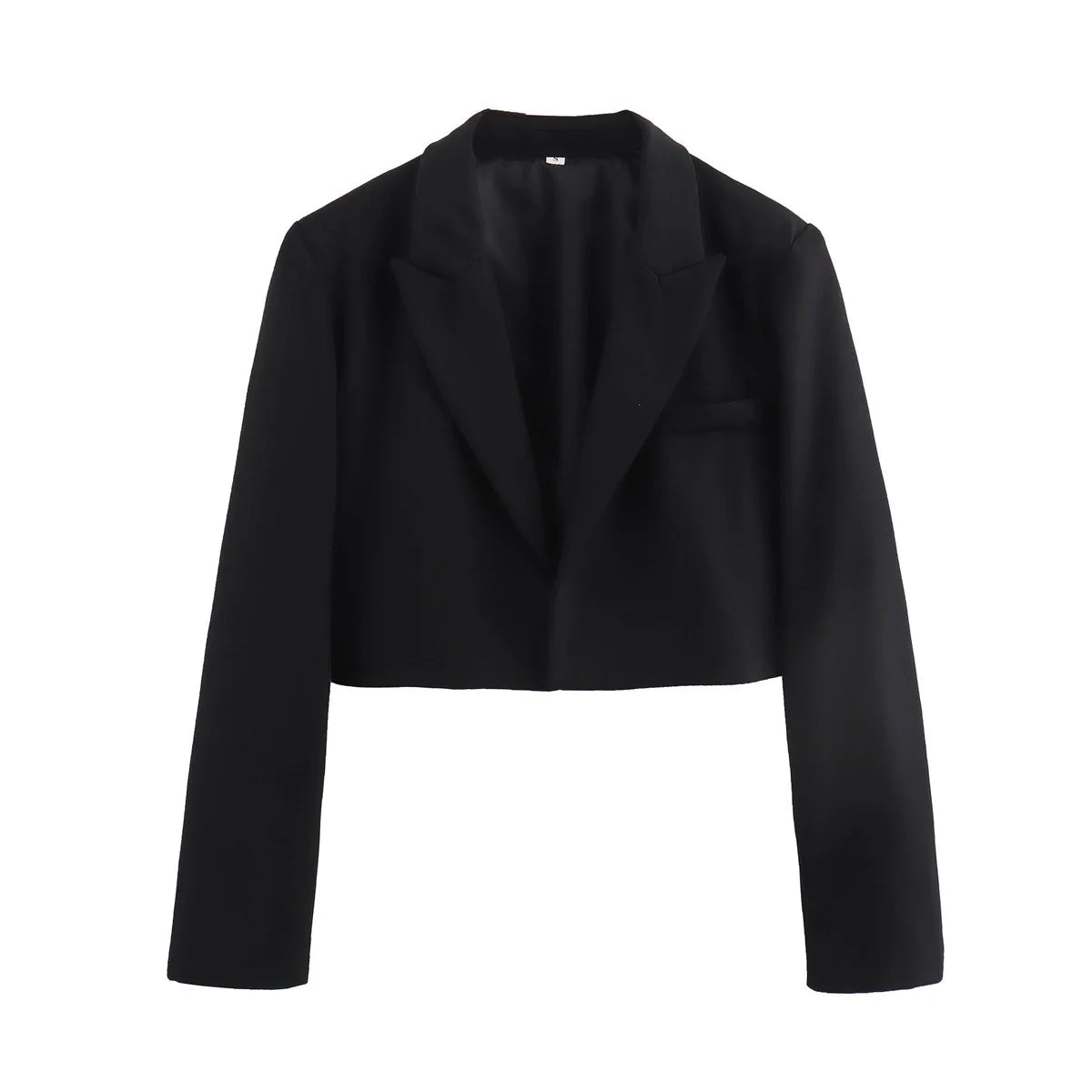 Women’s White Jacket, Basic Long Sleeve, Casual Open Front Coat, Autumn-Winter Office Outerwear