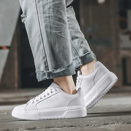 Unisex Casual Sports Shoes, Lightweight Fabric Sneakers, Comfortable White Athletic Footwear,