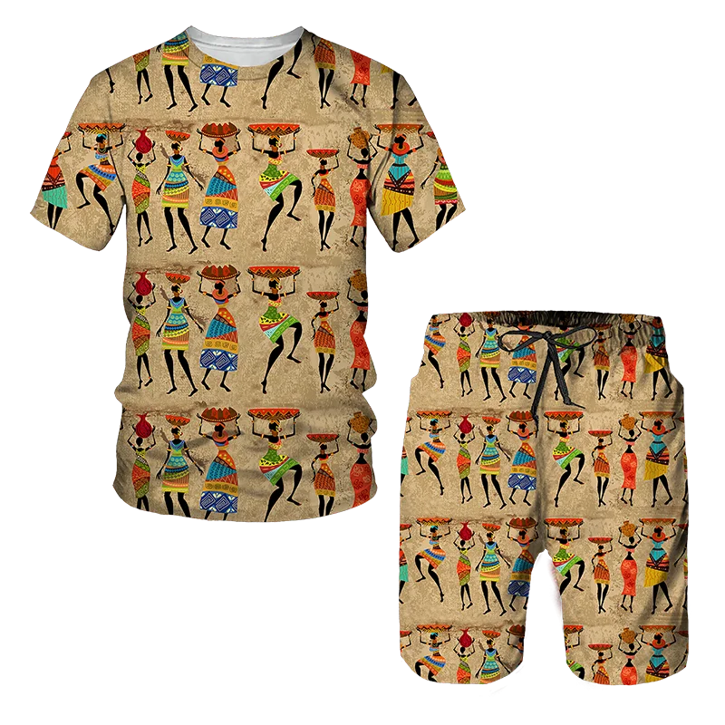 Men’s Tracksuits with 3D Print, African Ethnic Style, Kids Sets, Women’s T-Shirts
