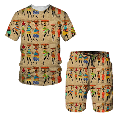 Men’s Tracksuits with 3D Print, African Ethnic Style, Kids Sets, Women’s T-Shirts