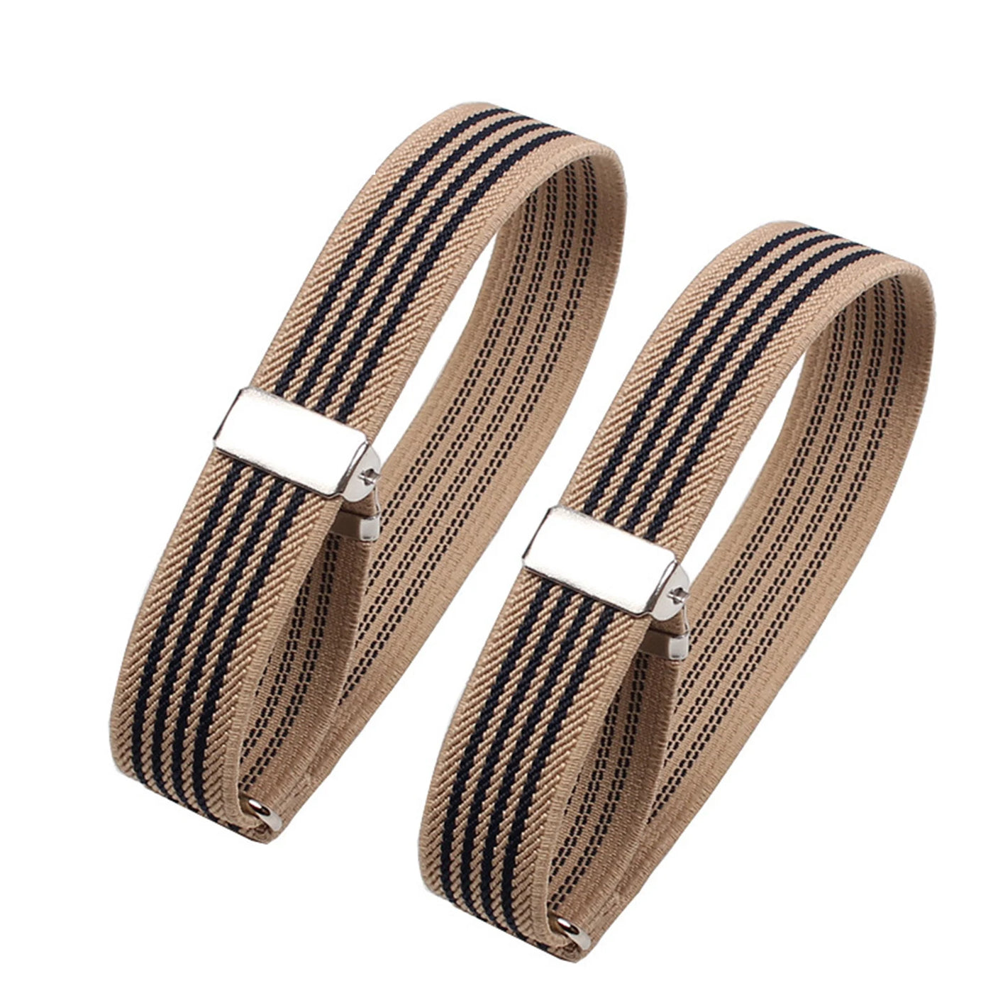 Women’s and Men’s Fashion Adjustable Arm Cuffs, Elastic Bands for Party or Wedding
