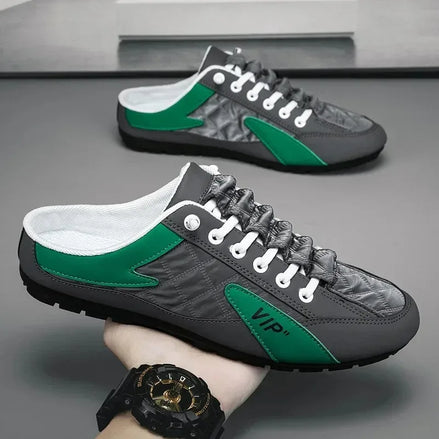 Men’s Summer Slippers, Trendy Flat-Bottom Casual Shoes, Soft Sole Support Footwear