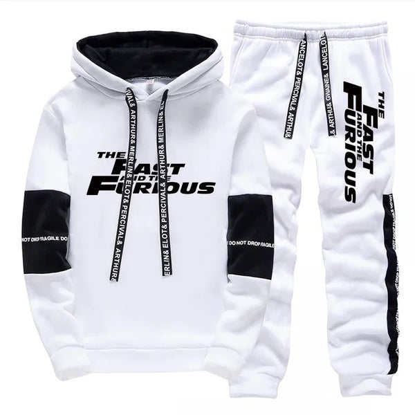 Men’s Hooded Sweatshirt, Long Sleeve Hoodie, Daily Autumn Winter Fashion, Comfortable Casual Sports Pullover with Sweatpants