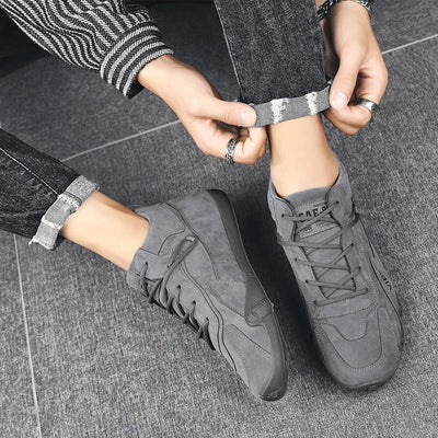 Men’s Sneakers,Flat-Bottom Workwear Shoes, Lightweight Versatile Casual Trendy Shoes