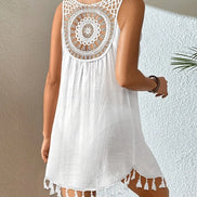 Women’s Party Dress – Casual Print Trend, Sexy Off-Shoulder Split Waist Vacation Outfit