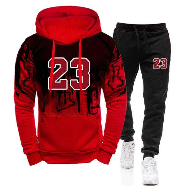 Men’s Casual Hoodie, Jogging Sweatshirt Top, Fashion Comfortable Autumn Winter Sportswear, Daily Wear Sweatpants Outfit