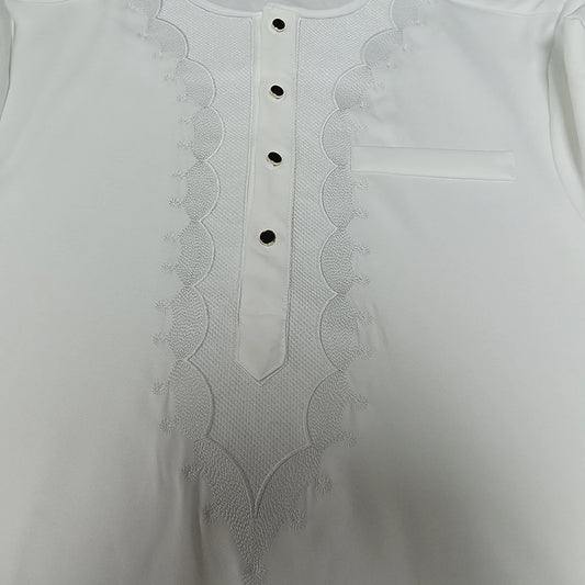 2-Piece African Men’s Kaftan Set – Traditional Dashiki Robe, Party & Evening Wear