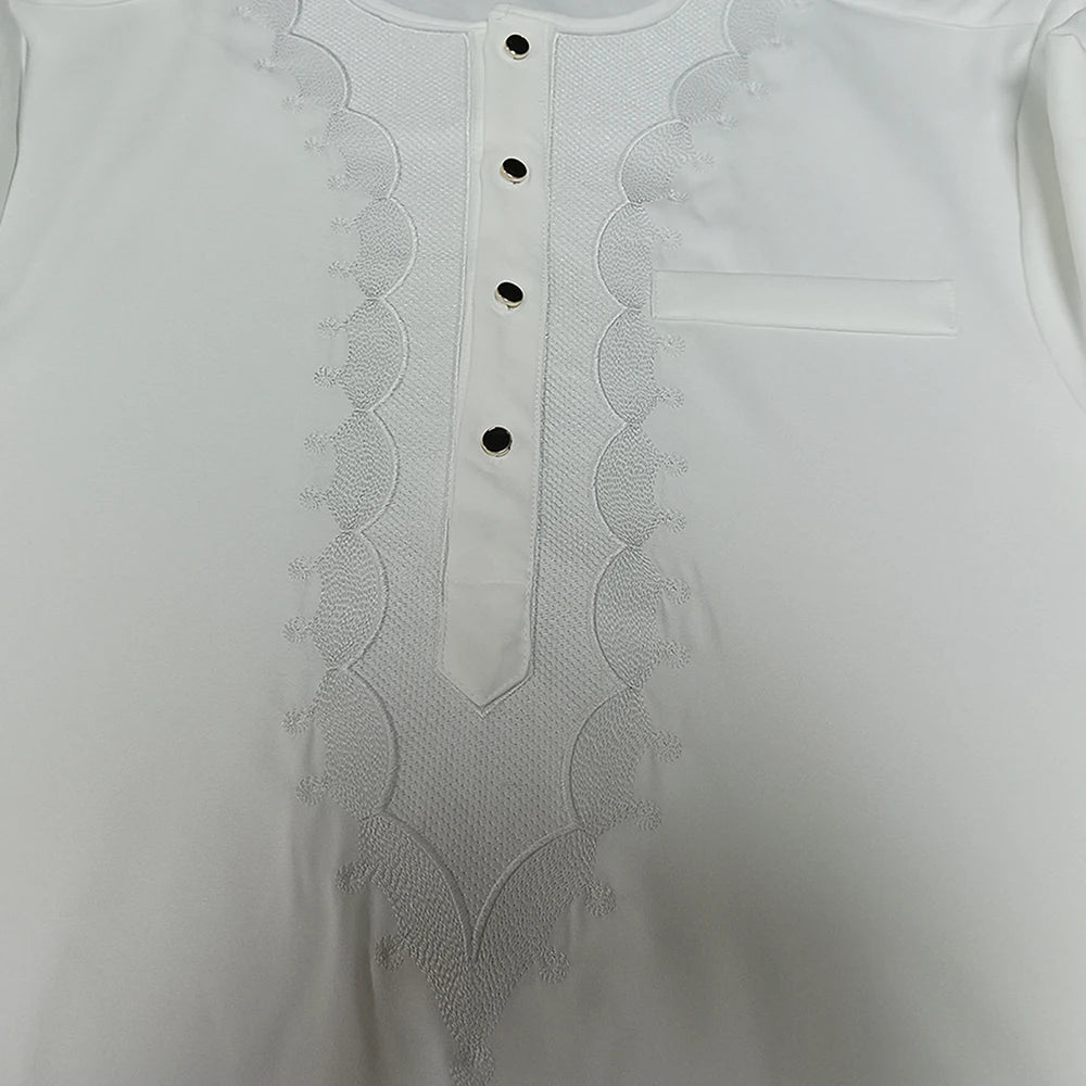 2-Piece African Men’s Kaftan Set – Traditional Dashiki Robe, Party & Evening Wear