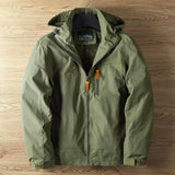Men’s Fashion Spring Autumn Casual Outdoor Jacket, Thin Lightweight Punching Jacket with Hood, Versatile Climbing Streetwear