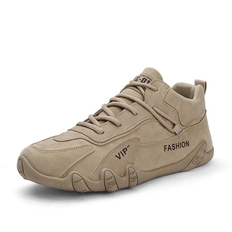 Men’s Sneakers,Flat-Bottom Workwear Shoes, Lightweight Versatile Casual Trendy Shoes