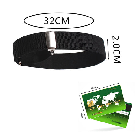 Women’s and Men’s Fashion Adjustable Arm Cuffs, Elastic Bands for Party or Wedding