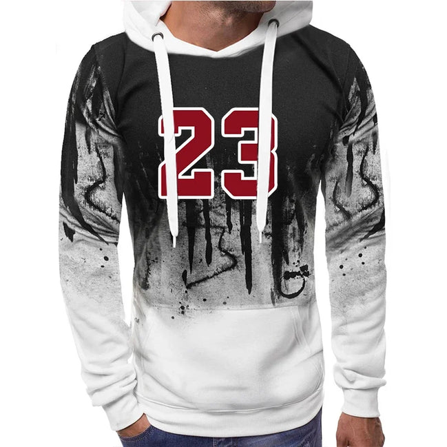 Men’s Casual Hoodie, Jogging Sweatshirt Top, Fashion Comfortable Autumn Winter