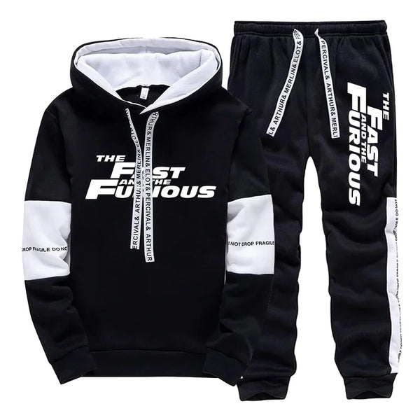 Men’s Hooded Sweatshirt, Long Sleeve Hoodie, Daily Autumn Winter Fashion, Comfortable Casual Sports Pullover with Sweatpants