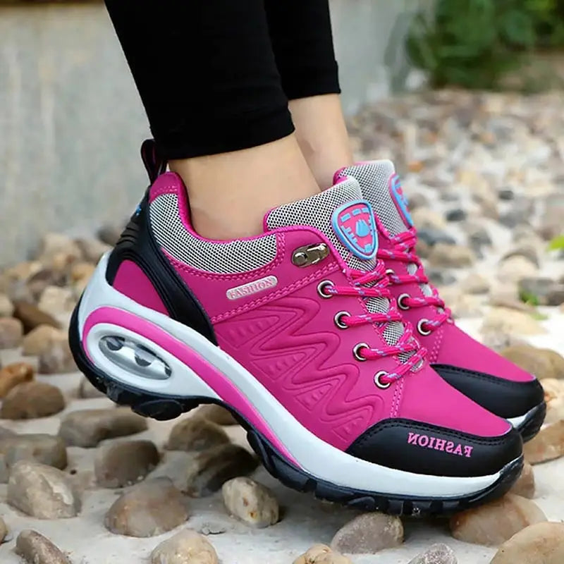 Women’s Platform Casual Sneakers, Designer Luxury Walking Shoes