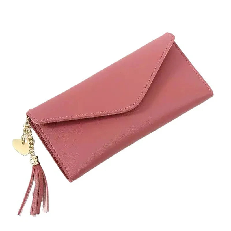 Fashion Women Wallets Simple Zipper Purses Black White Gray Red Long Section Clutch Wallet Soft PU Leather Money Bag
