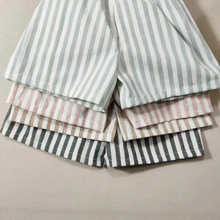 Children's Shorts Children's Pants Single Item Pants Pure Cotton Boys Casual Pants Girls Shorts Baby Jackets Pants British Style