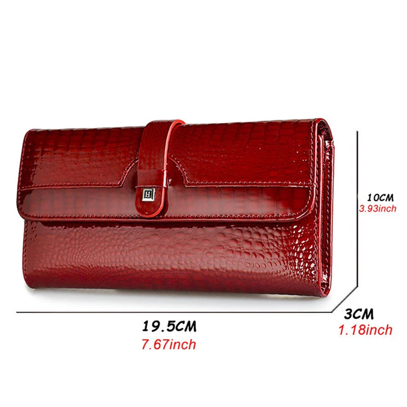 Fashion Women's Genuine Leather Handbags Women Luxury Designer Wallets