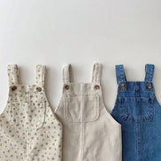 Children Clothing Set Autumn&Spring  HY22421 New Kid Romper Denim Jumpsuit Sleeveless Bodysuits for Toddler Boys&Girls