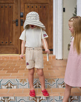 AS SS26 pinstripe denim collection patch girl clothing family matching boys baby clothes