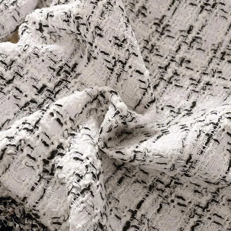 Women’s Jacket, Spring New Trendy Short Tweed Coat, Joker Style, Elegant Temperament Cardigan, Small Fragrant Design