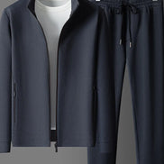Men’s Jacket & Trousers Set, Casual Spring Outfit, Stylish Two-Piece, Sizes M–5XL
