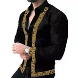 Men’s Autumn Clothing, European and American Streetwear, Casual Fashion Printed Tops, Independent Station Cross-Border Trendy Outfit