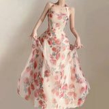 Long Dresses Women’s Clothing, French Elegant Party Dresses, Female 2025 Summer New Fashion, Versatile Beach Style Evening Dresses